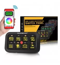 Alimentation & Éclairage - Auxbeam | AR-800 RGB Switch Panel with APP - outpost-shop.com